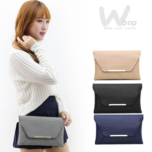 ☆★LICIA CLUTCH☆★Item phù hợp với mọi loại trang phục mang với thiết kế đơn giản~!!☆★Túi Clutch+đeo chéo+đeo ngang vai☆★Túi nữ☆★